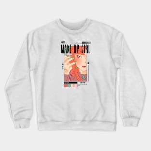 Make Up Girl Crewneck Sweatshirt